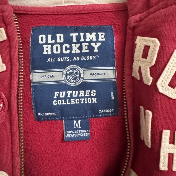 Youth vintage Red Wings zip up sweatshirt jacket - Picture 2 of 3